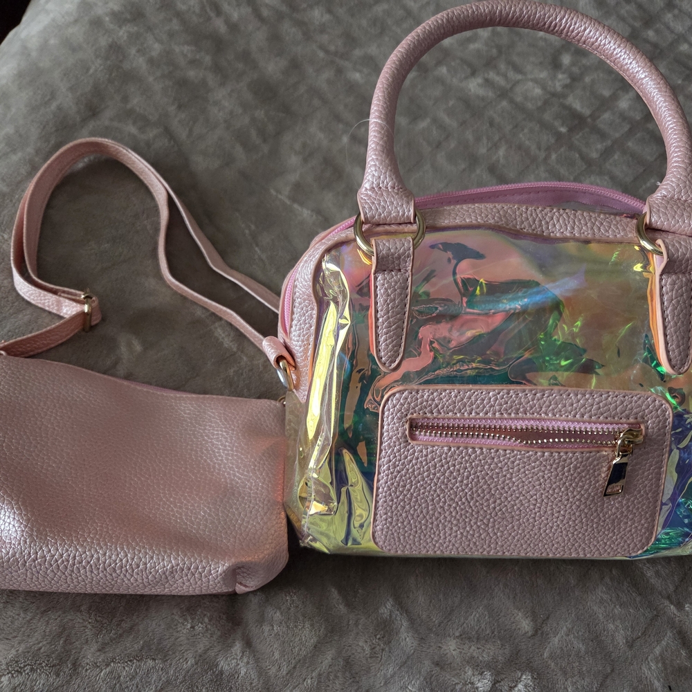 Iridescent Pink Bag Set